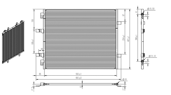 Condenseur, climatisation PowerMax 7110486