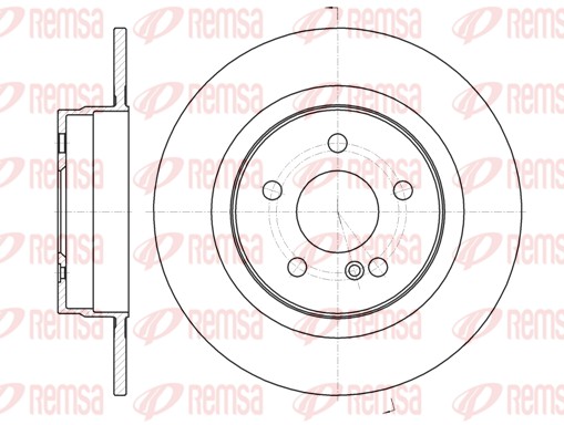 Disque de frein REMSA 61070.00
