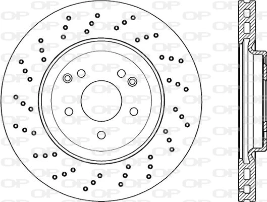 Disque de frein OPEN PARTS BDRS2244.25