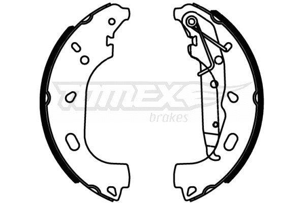 Jeu de mâchoires de frein TOMEX Brakes TX 22-57