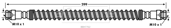 Flexible de frein BORG & BECK BBH7762