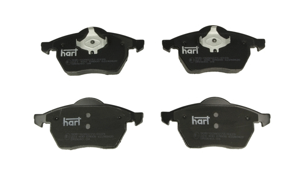 Kit de plaquettes de frein, frein à disque HART 221 400