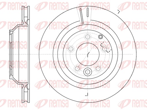 Disque de frein REMSA 61302.10