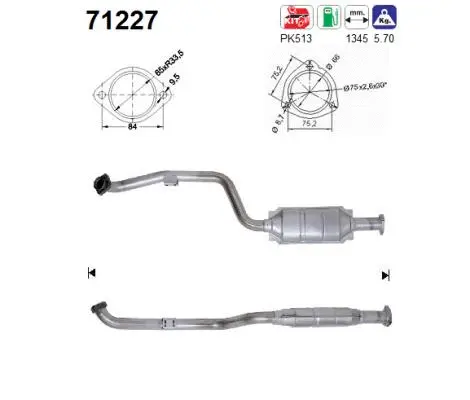 Catalyseur AS 71227