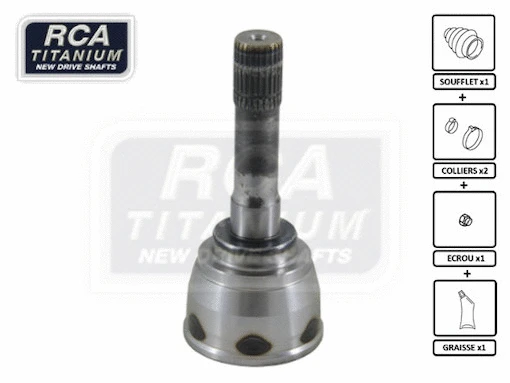 Jeu de joints, arbre de transmission RCA FRANCE SU12