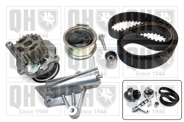 Pompe à eau + kit de courroie crantée QUINTON HAZELL QBPK6881