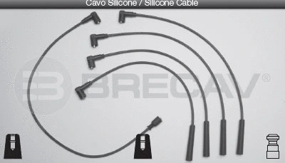 Kit de câbles d'allumage BRECAV 22.510