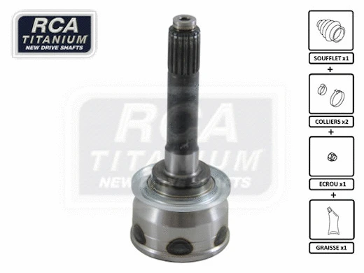 Jeu de joints, arbre de transmission RCA FRANCE OA93