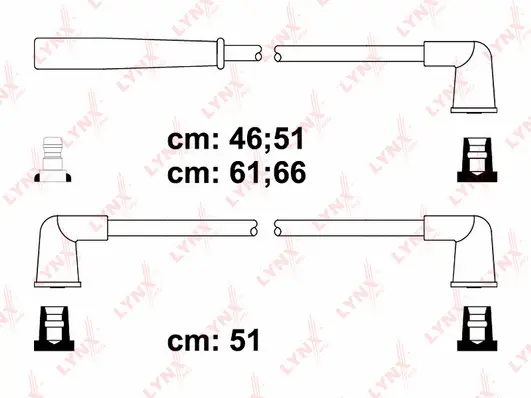 Kit de câbles d'allumage LYNXAUTO SPC5120