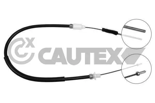 Tirette à câble, commande d'embrayage CAUTEX 489058