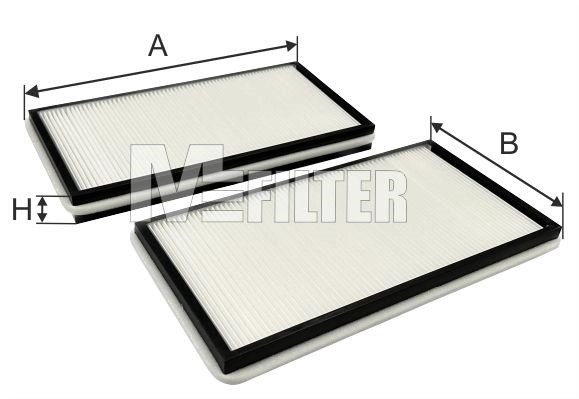 Filtre, air de l'habitacle MFILTER K 9068-2