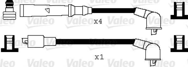 Kit de câbles d'allumage VALEO 346026