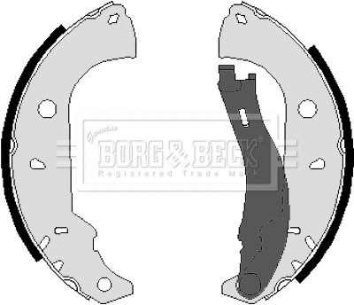 Jeu de mâchoires de frein BORG & BECK BBS6026