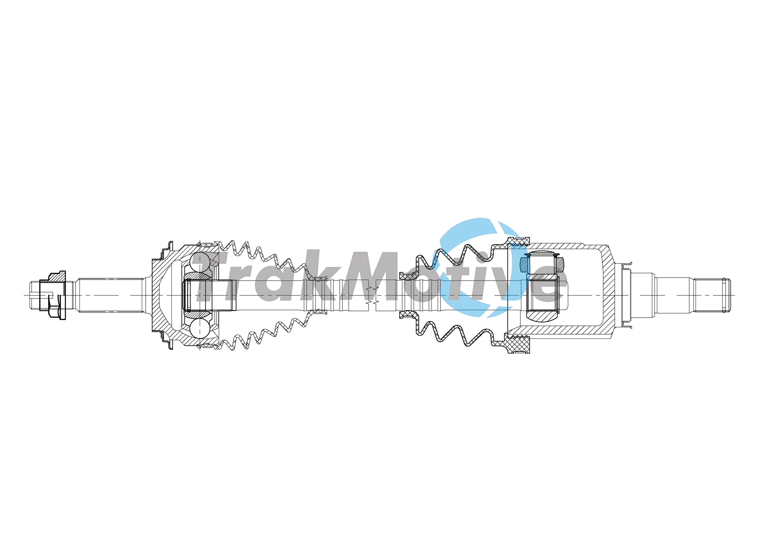 Arbre de transmission TrakMotive 30-1925