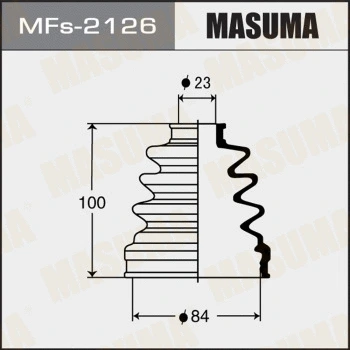 Jeu de joints-soufflets, arbre de commande MASUMA MFs-2126
