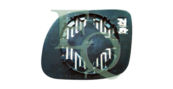 Verre de rétroviseur, rétroviseur extérieur EQUAL QUALITY RD01006