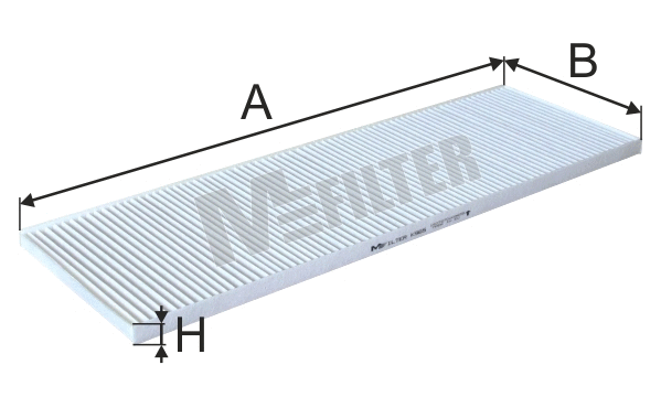 Filtre, air de l'habitacle MFILTER K 965