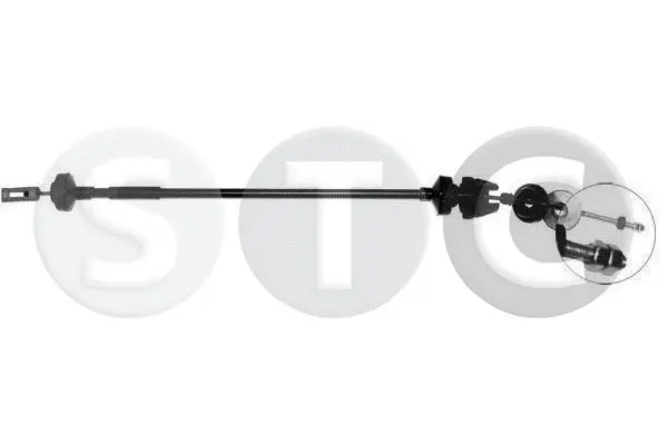 Tirette à câble, commande d'embrayage STC T480038