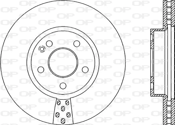 Disque de frein OPEN PARTS BDA2060.20