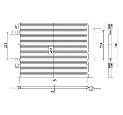 Condenseur, climatisation PowerMax 7110750