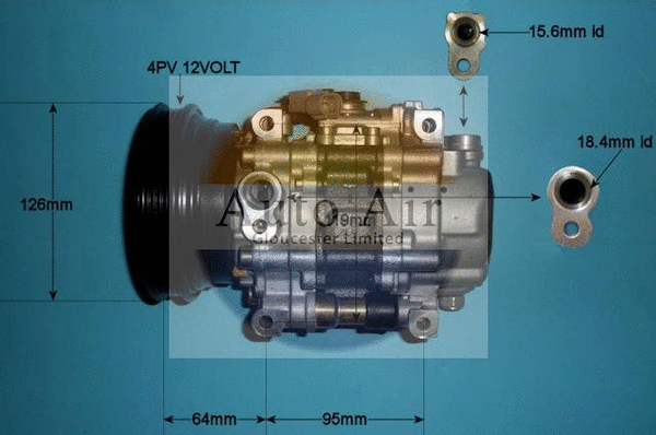 Compresseur, climatisation AUTO AIR GLOUCESTER 14-0225