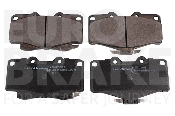 Kit de plaquettes de frein, frein à disque EUROBRAKE 5502229962