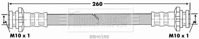Flexible de frein BORG & BECK BBH6588