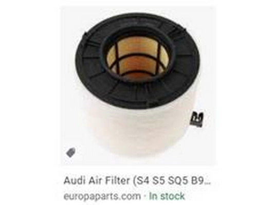 Filtre à air ZPY 8W0133843