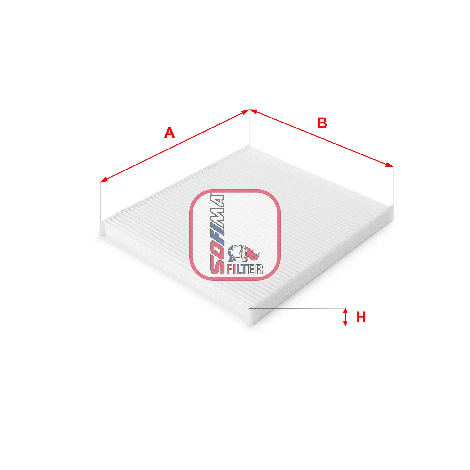 Filtre, air de l'habitacle SOFIMA S 3112 C