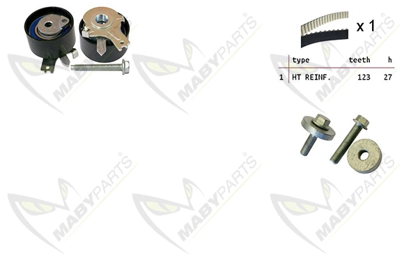 Kit de courroie crantée MABYPARTS OBK010079