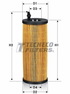 Filtre à huile TECNECO FILTERS OL010660E