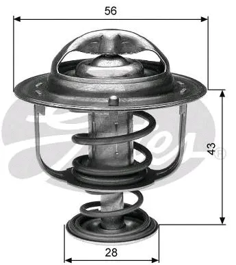 Thermostat, liquide de refroidissement GATES-SEA TH31282G1
