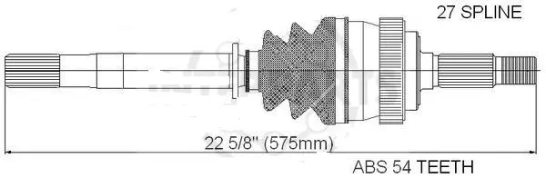 Arbre de transmission ALLMAKES 4720381