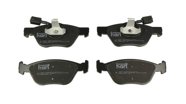 Kit de plaquettes de frein, frein à disque HART 221 087