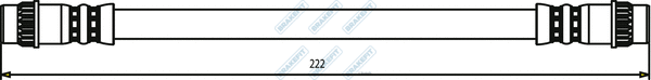 Flexible de frein APEC BHO4264