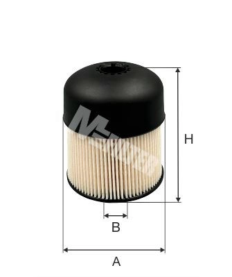 Filtre à carburant MFILTER DE 3161