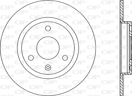 Disque de frein OPEN PARTS BDA1105.10