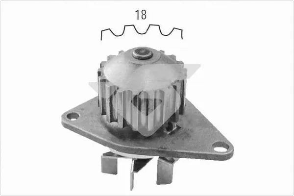 Pompe à eau, refroidissement du moteur HUTCHINSON WP0048V