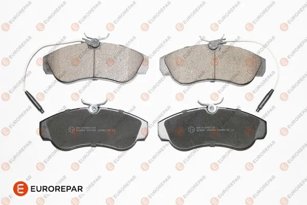 Kit de plaquettes de frein, frein à disque EUROREPAR 1617275580