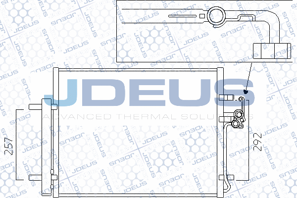 Condenseur, climatisation JDEUS M-7121200