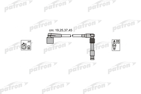 Kit de câbles d'allumage PATRON PSCI1014