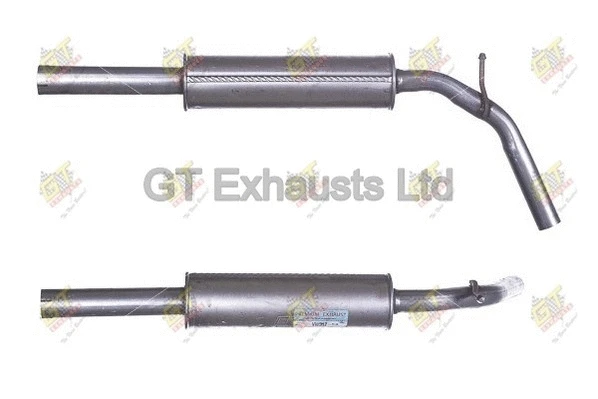 Silencieux central GT Exhausts GVW512