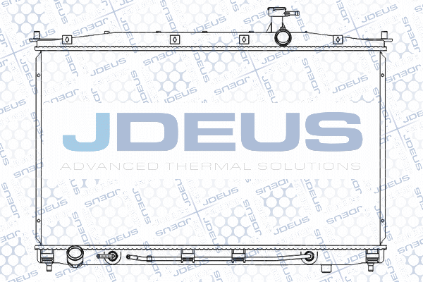 Radiateur, refroidissement du moteur JDEUS M-0540380