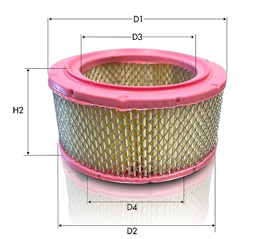 Filtre à air TECNECO FILTERS AM141
