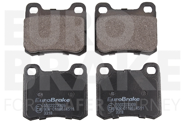 Kit de plaquettes de frein, frein à disque EUROBRAKE 5502223309