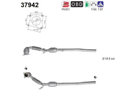 Catalyseur AS 37942