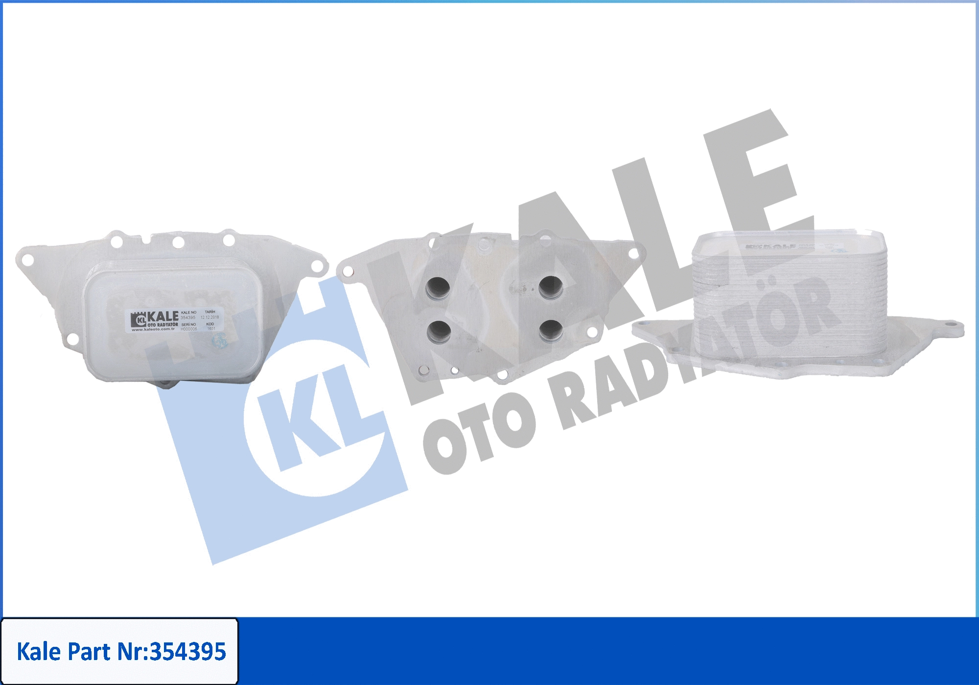 Radiateur d'huile KALE OTO RADYATÖR 354395