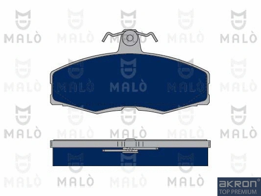 Kit de plaquettes de frein, frein à disque AKRON-MALÒ 1050342