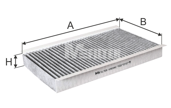 Filtre, air de l'habitacle MFILTER K 9034C