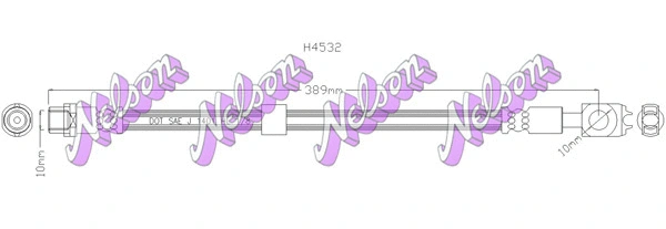 Flexible de frein KAWE H4532